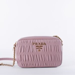 Prada Pink Leather Crossbody Bag